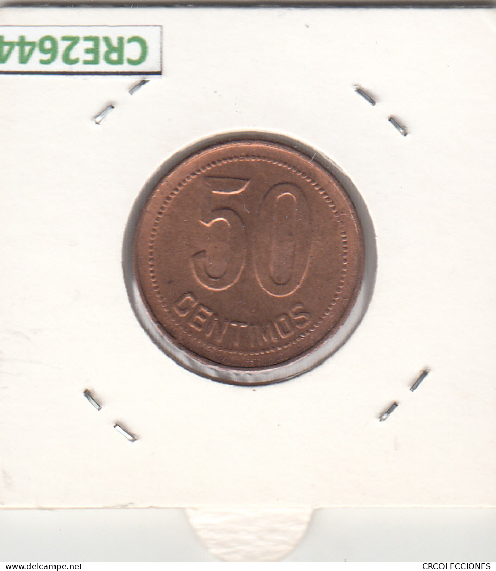 CRE2644 MONEDA ESPAÑA II REPUBLICA 50 CENTIMOS 1937 EBC  - Other & Unclassified