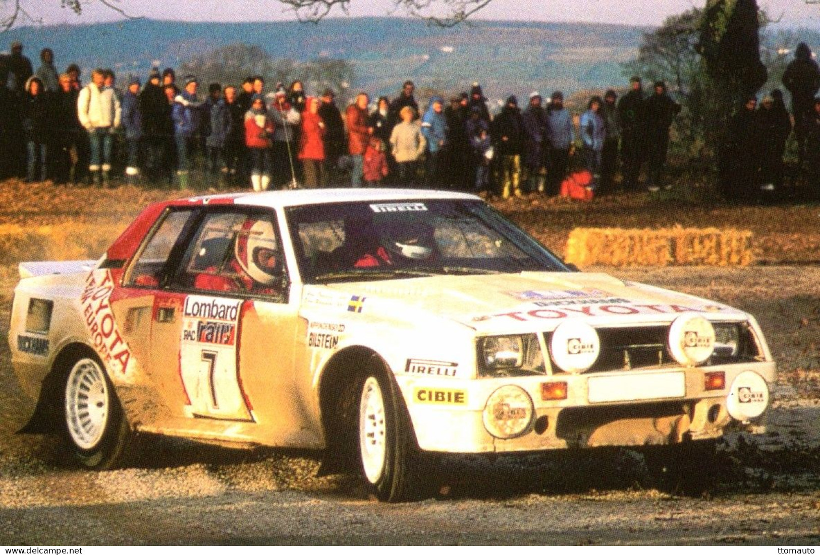 Toyota Celica Turbo Gp B - Rallye Lombard RAC 1984 - Pilote: Bjorn Waldegaard - 15 X 10 Cms PHOTO - Rally Racing