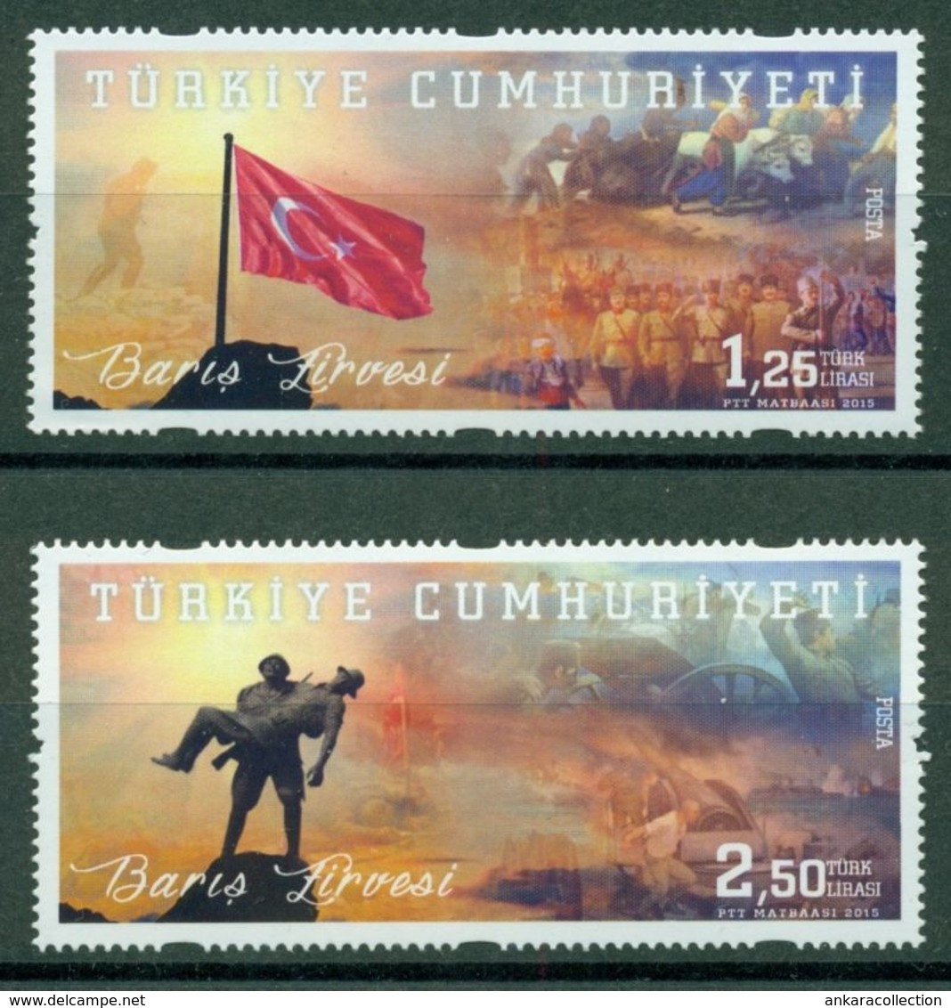 AC - TURKEY STAMP -  PEACE SUMMIT MNH 23 APRIL 2015 - Neufs