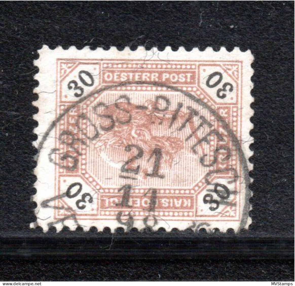 Osterreich/Tschechien 1891 Freimarke 65 Luxus Gebraucht Gross Bittesch - Gebraucht