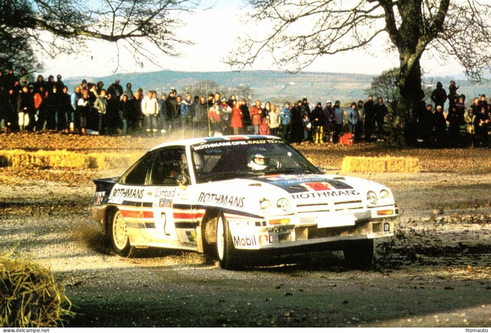Opel Manta 400 - Rallye Lombard RAC 1983 - Pilote: Henri Toivonen - 15 X 10 Cms PHOTO - Rallye