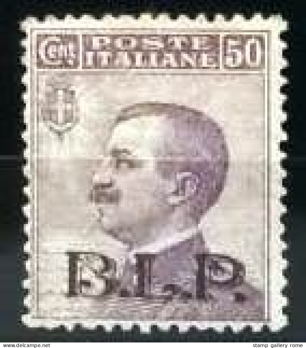 ITALIA REGNO B.L.P. BUSTE LETTERE POSTALI - SASS. 10 - 50c. Violetto - Nuovo Linguellato * - Zegels Voor Reclameomslagen (BLP)