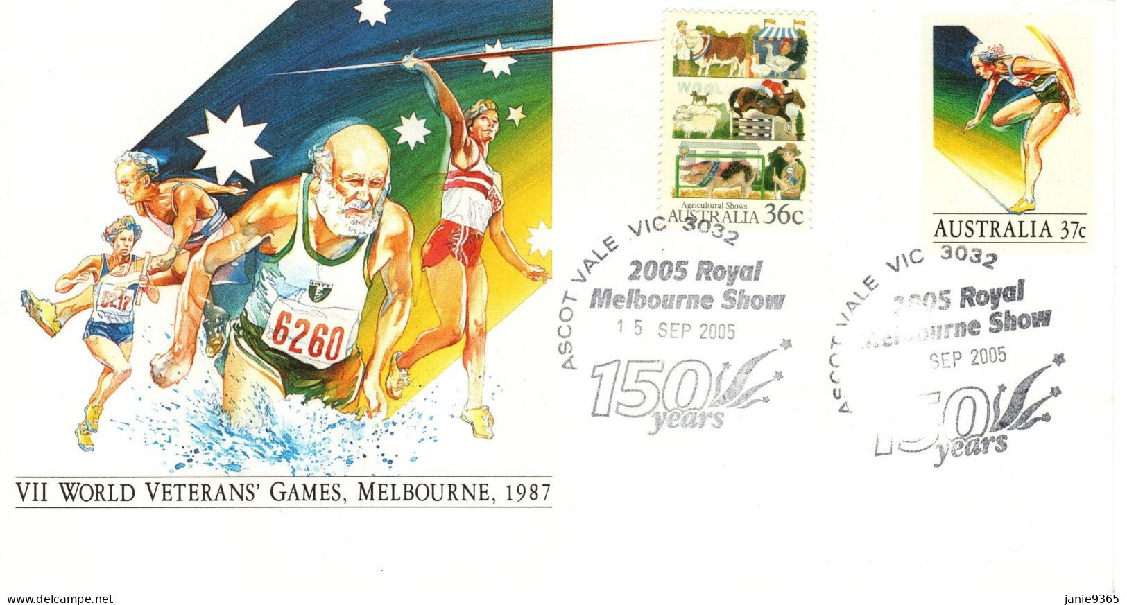Australia 2005 Royal Melbourne Show ,souvenir Cover - Brieven En Documenten