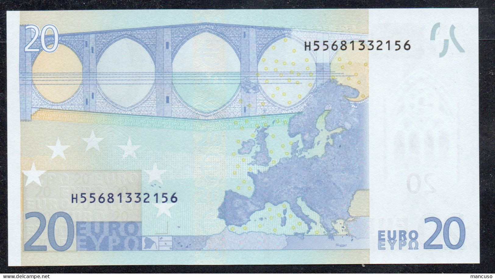 &euro; 20  H SLOVENIA  G010  TRICHET  UNC - 20 Euro