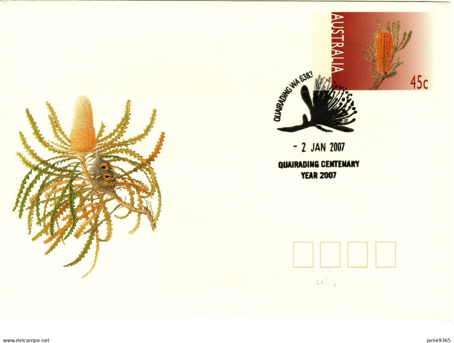 Australia 2007 Quairading Centenary,souvenir Cover - Cartas & Documentos