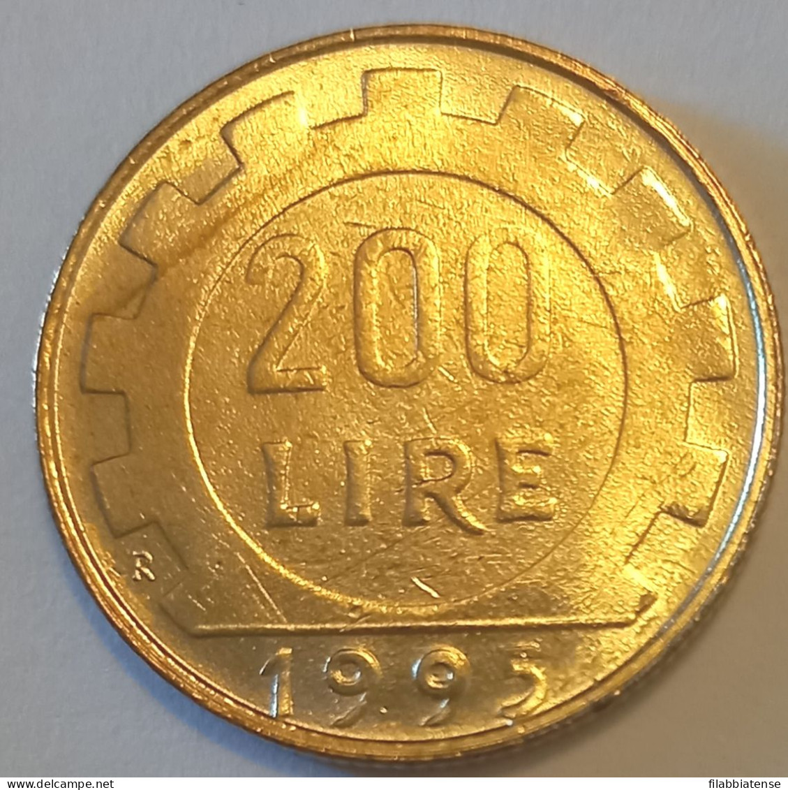 1995 - Italia 200 Lire     ------- - 200 Liras