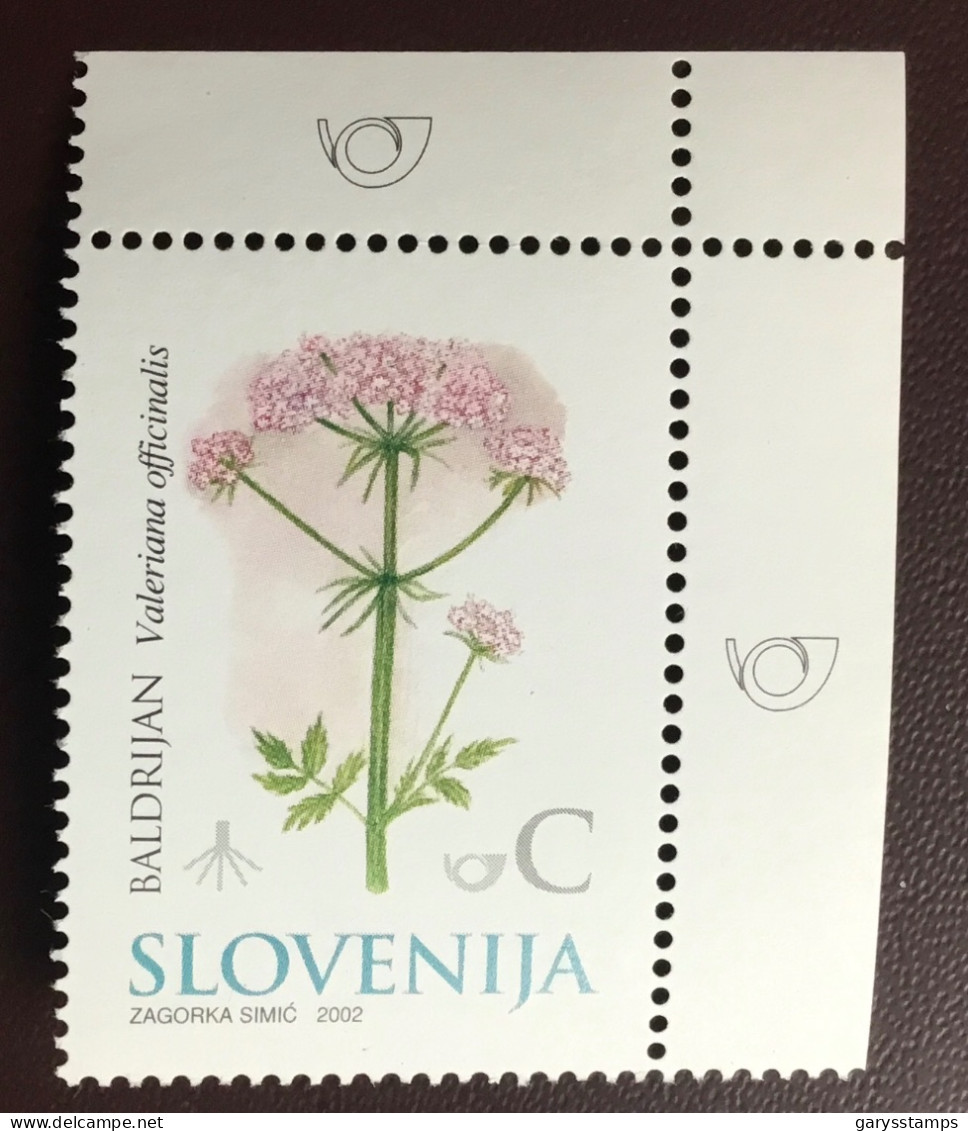 Slovenia 2002 Medicinal Plants C Rate MNH - Heilpflanzen