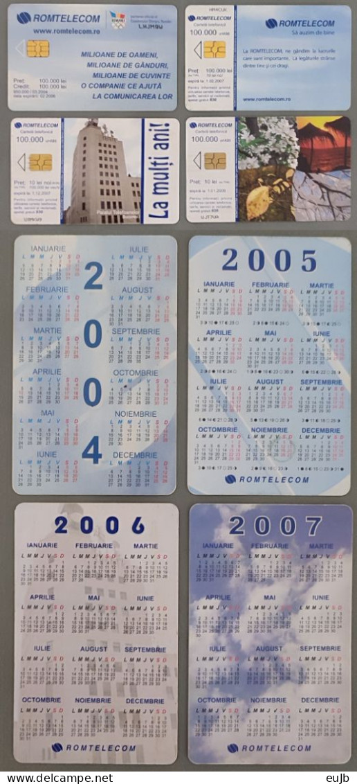 Colecție "Calendare" Romania, 2004-2007 - Lots - Collections