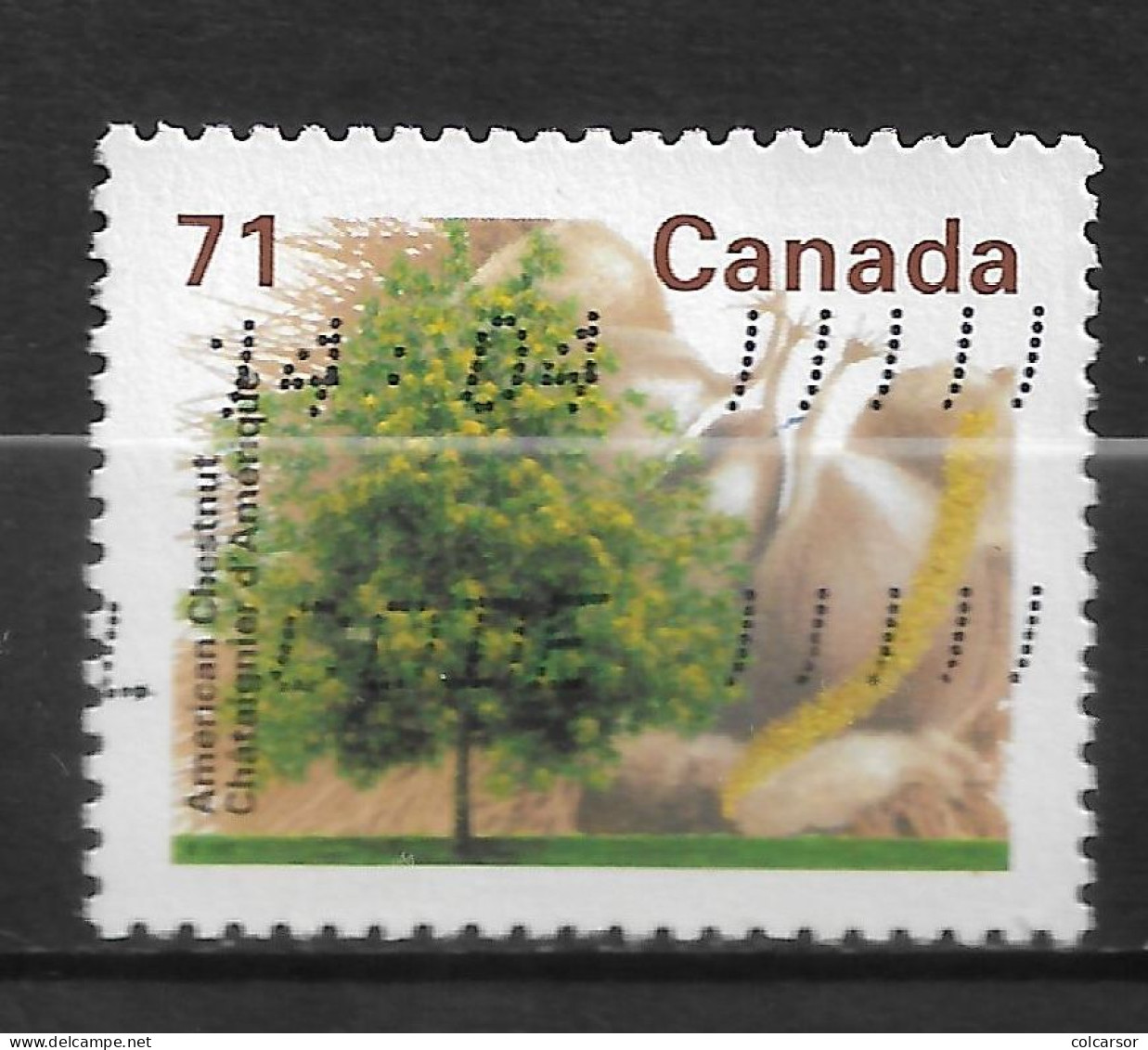 "CANADA  N°   1420 " CHATAINIER " - Used Stamps