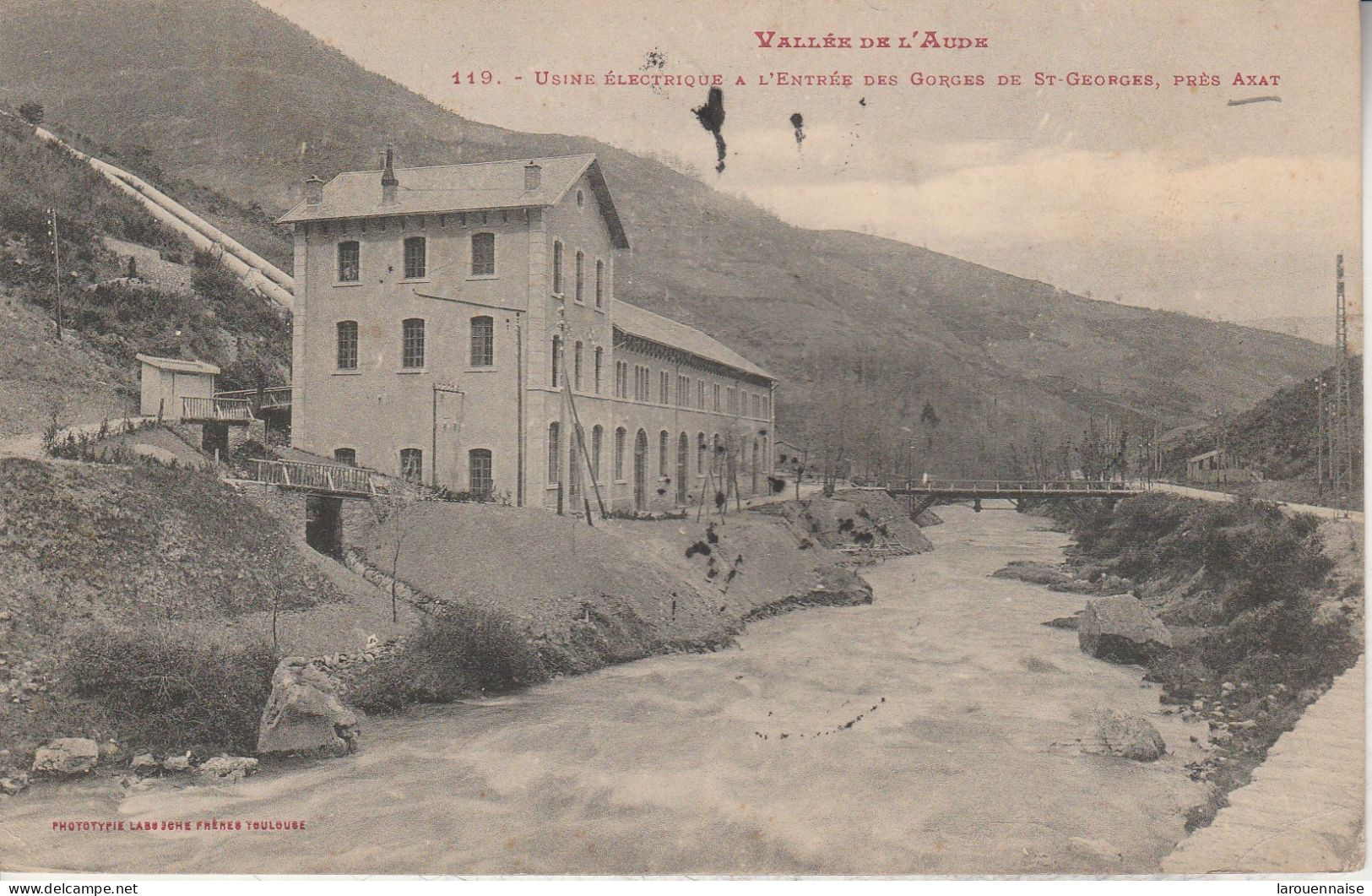 11 -  AXAT - Usine Electrique à L' Entrée Des Gorges De St Georges - Axat