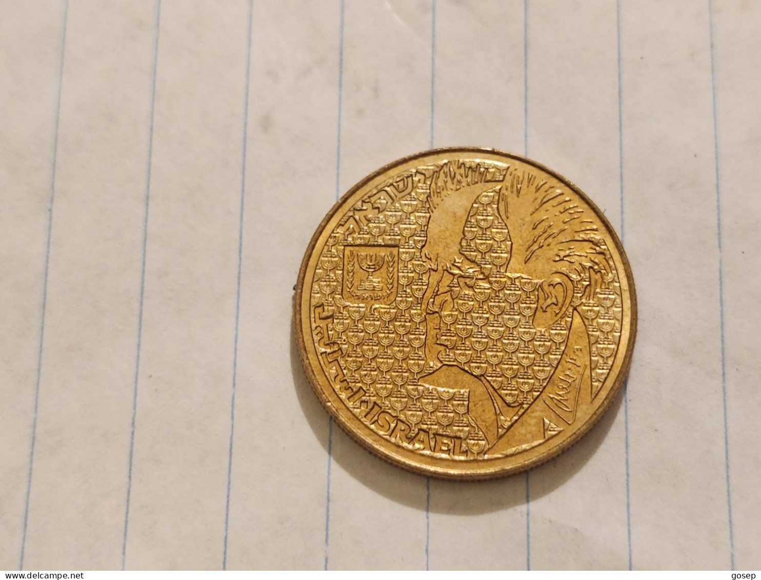 Israel-Coins-JEWISH LEDAERS(SHEKEL1985-1981)50 SHEQELIM-36a-(1985)-(37)תשמ"ה(Special Domestic Currency-ben Gurion)copper - Israel