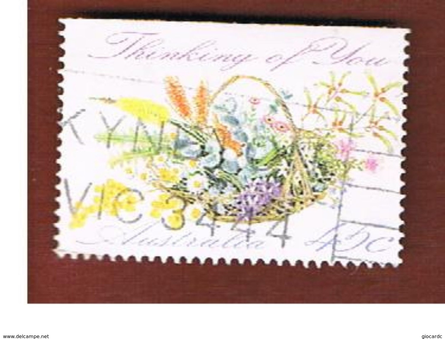 AUSTRALIA  -  SG 1318  -      1992 THINKING OF YOU: FLOWERS      -       USED - Gebraucht