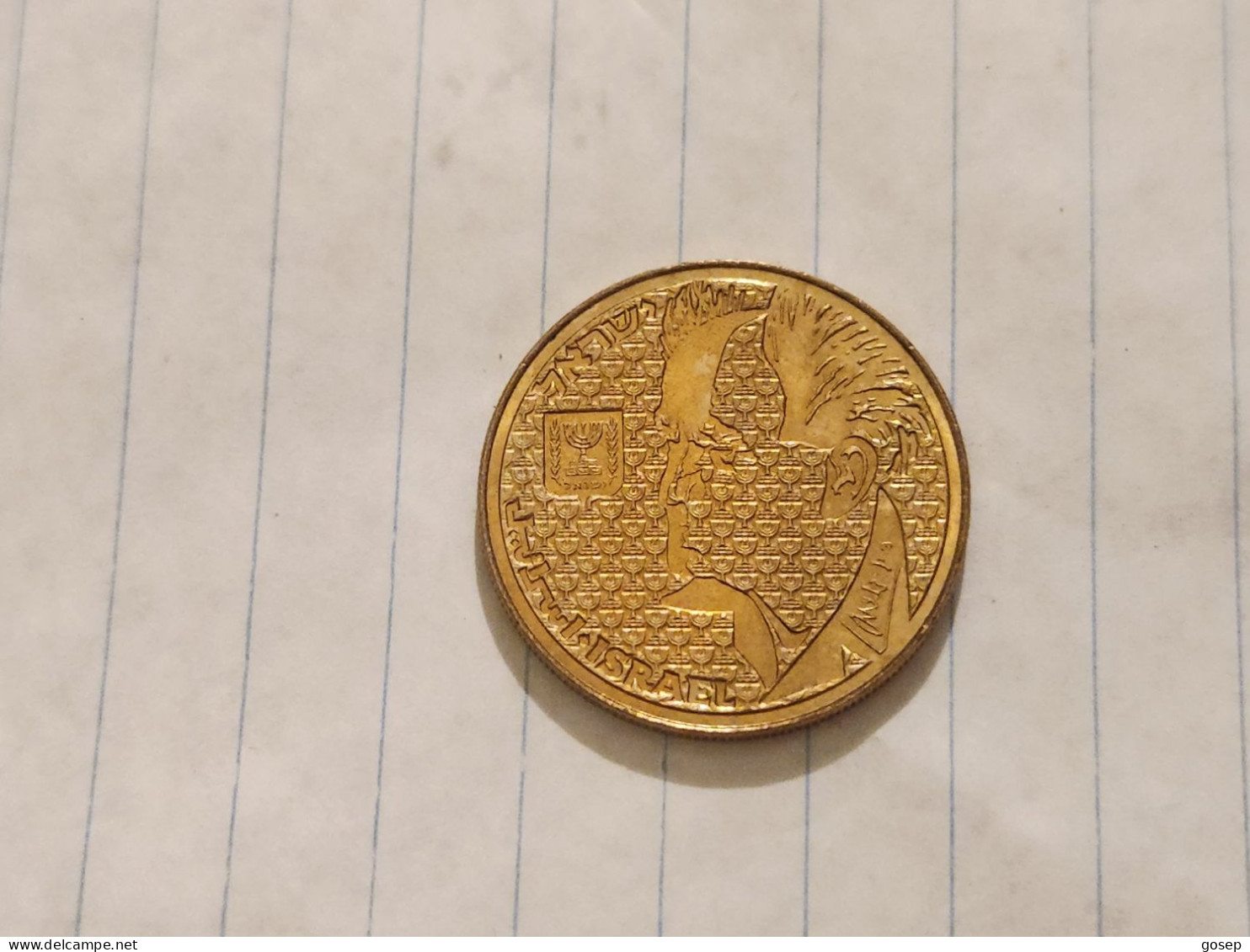 Israel-Coins-JEWISH LEDAERS(SHEKEL1985-1981)50 SHEQELIM-36a-(1985)-(38)תשמ"ה(Special Domestic Currency-ben Gurion)copper - Israele