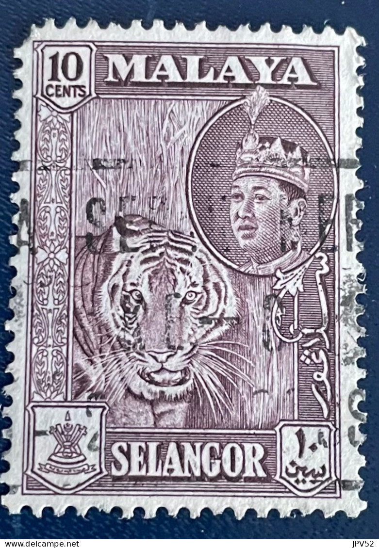 Malaya Selangor - Maleisië - C4/2 - 1961 - (°)used - Michel 95 - Sultan Abdul Aziz - Selangor