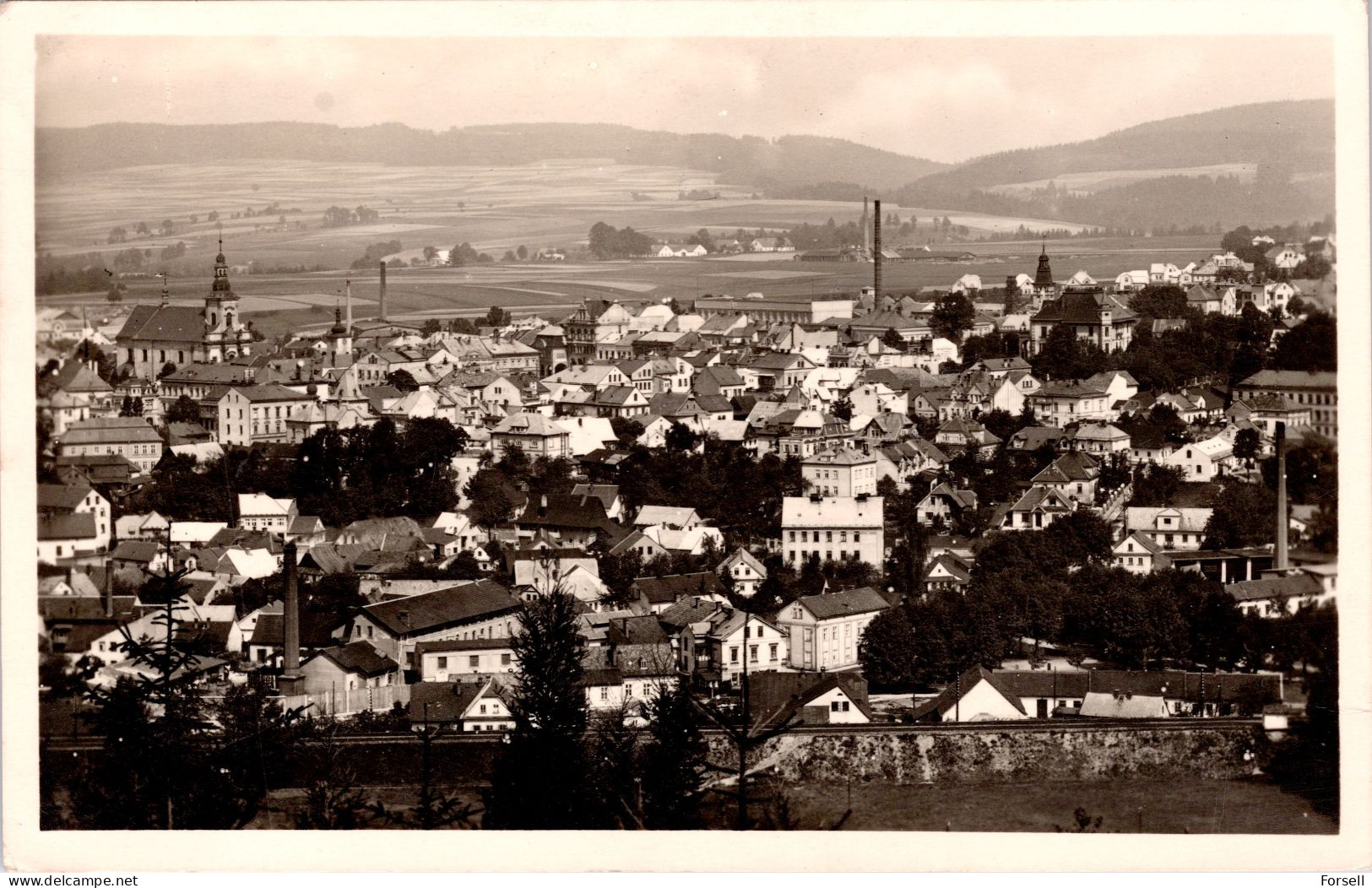 Wildenschwert / Usti N. Orlici (Frankiert Mit Tschechoslowakischem Zusammendruck 1948) - Bohemen En Moravië