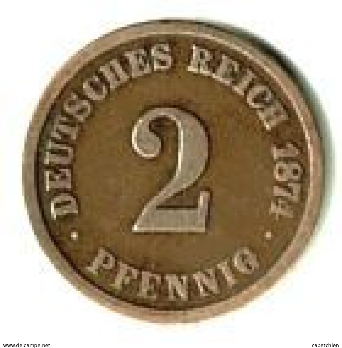 ALLEMAGNE / 2 PFENNIG / 1874 A - 2 Pfennig