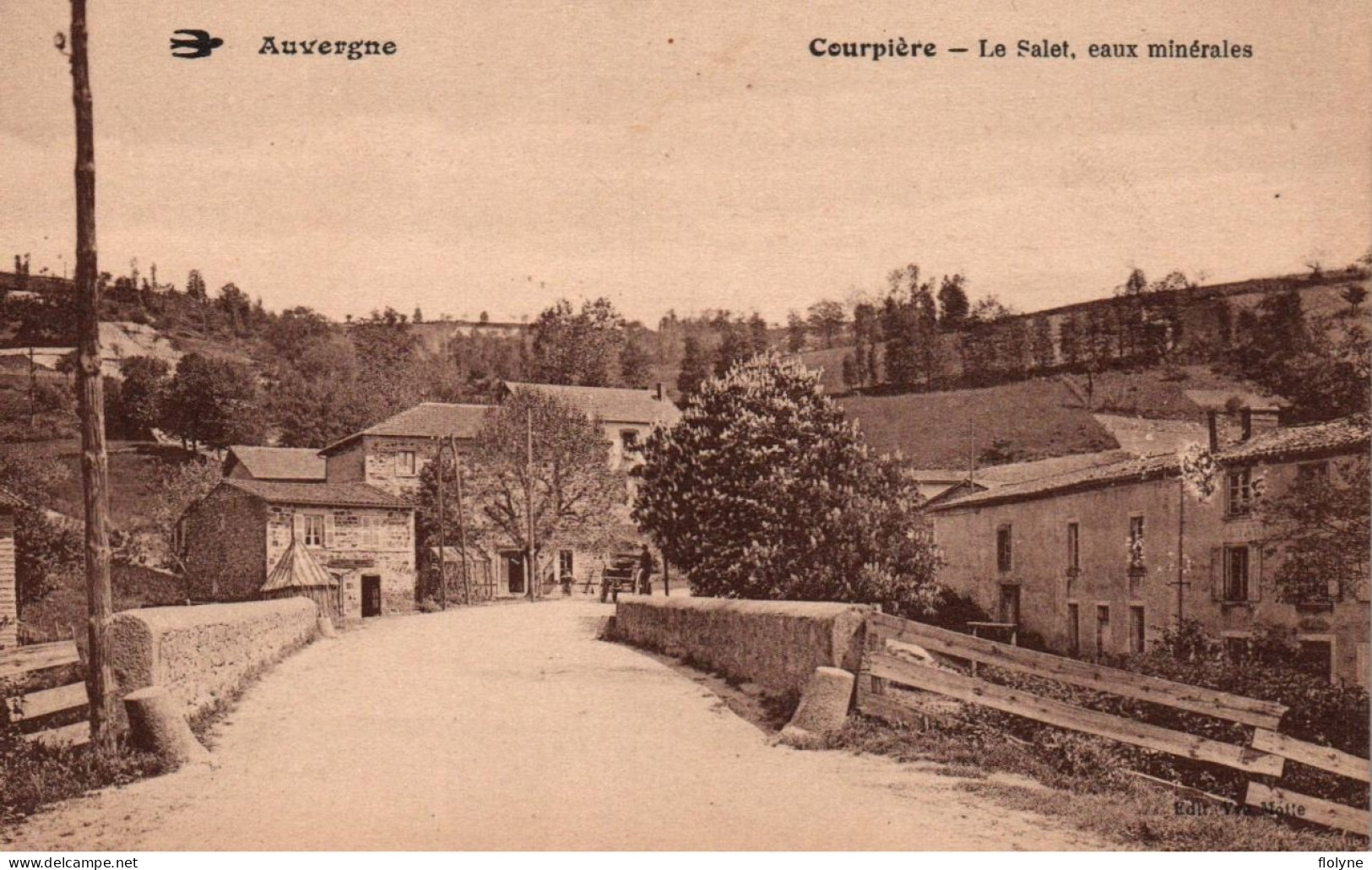 Courpière - Route - Le Salet - Eaux Minérales - Courpiere