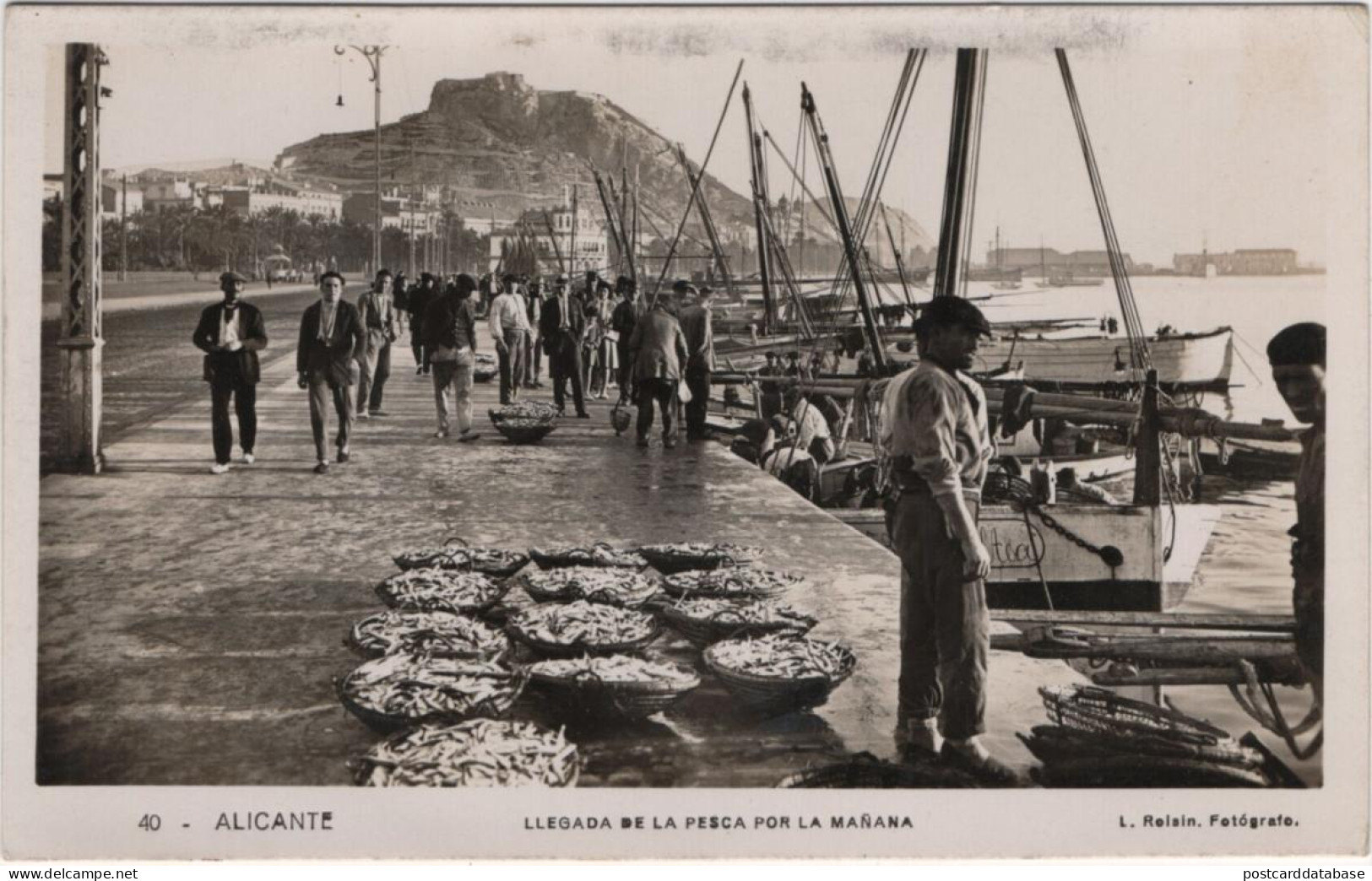 Alicante - Llegada De La Pesca Por La Mañana - Alicante