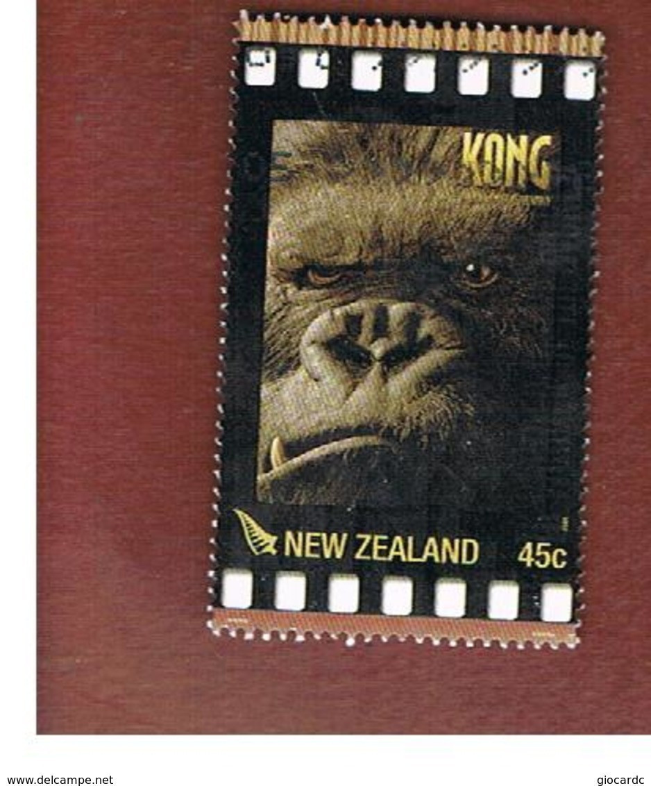 NUOVA ZELANDA (NEW ZEALAND) - SG 2827   -  2005  CINEMA: KING KONG                        -  USED° - Used Stamps