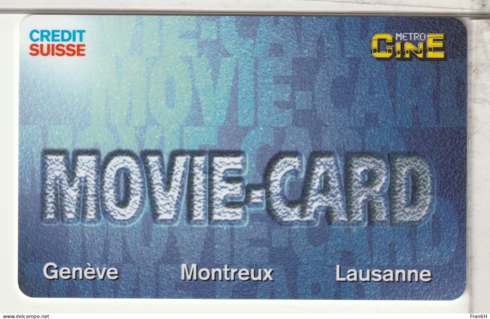 CINÉCARTE  - - Bioscoopkaarten