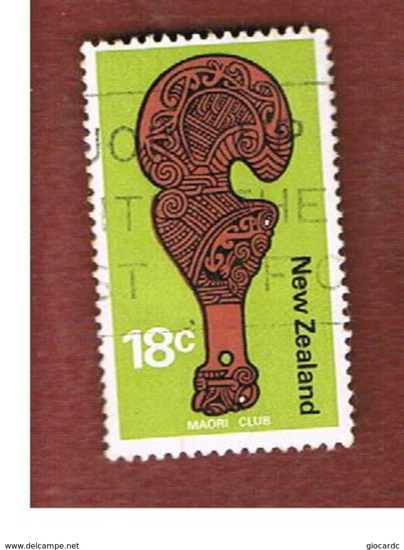 NUOVA ZELANDA (NEW ZEALAND) - SG 927  -  1970 MAORI CLUB  -  USED° - Usados