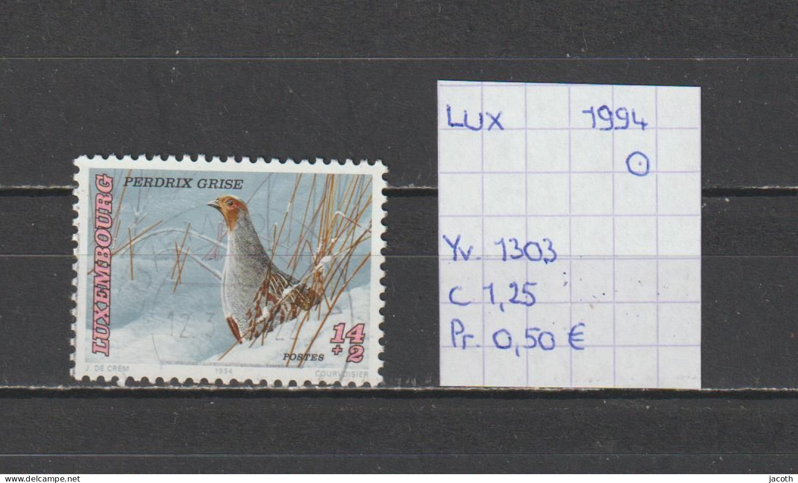 (TJ) Luxembourg 1994 - YT 1303 (gest./obl./used) - Used Stamps