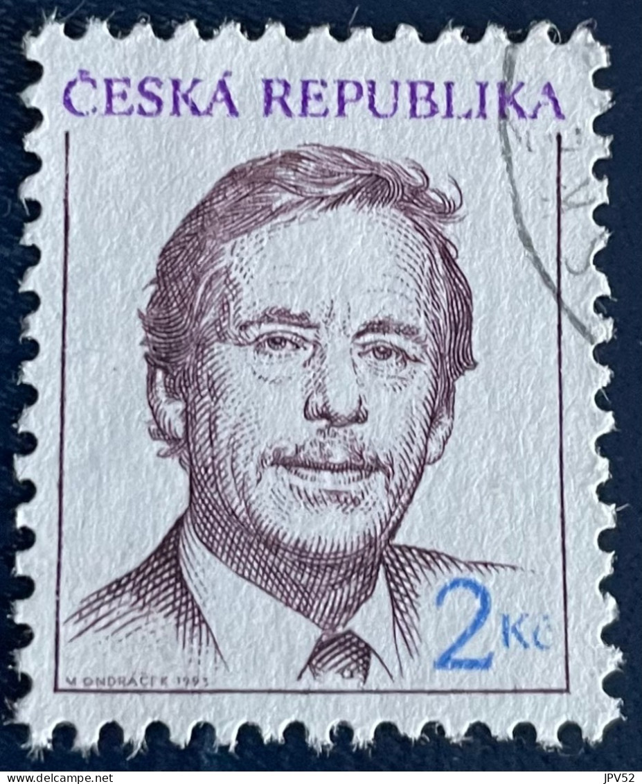 Ceska Republika - Tsjechië - C4/4 - 1993 - (°)used - Michel 3 - Vaclav Havel - Usados