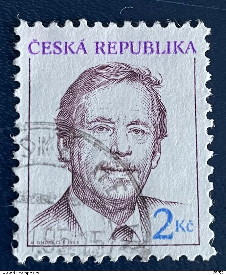 Ceska Republika - Tsjechië - C4/4 - 1993 - (°)used - Michel 3 - Vaclav Havel - Oblitérés