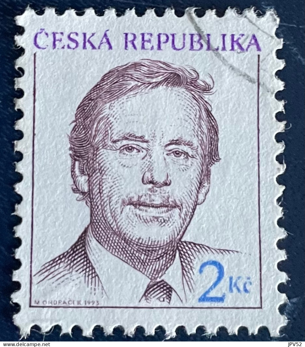 Ceska Republika - Tsjechië - C4/4 - 1993 - (°)used - Michel 3 - Vaclav Havel - Gebraucht