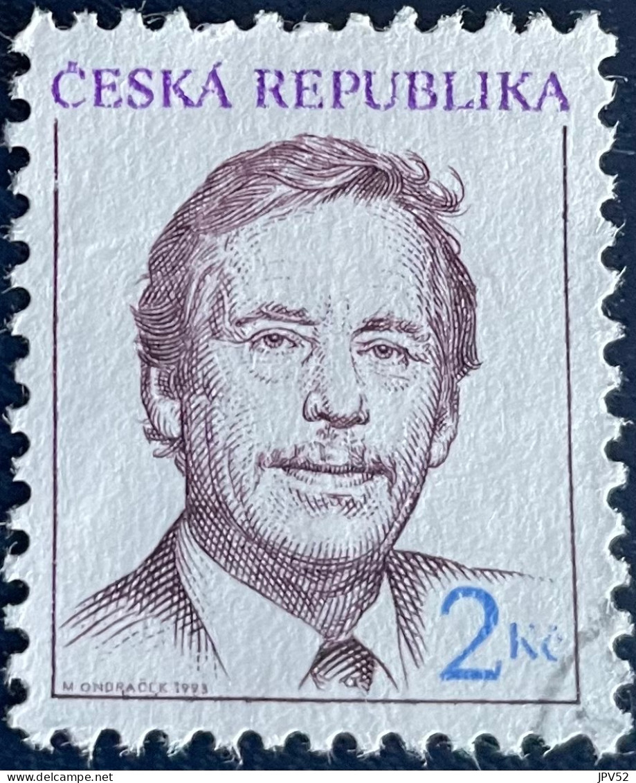Ceska Republika - Tsjechië - C4/4 - 1993 - (°)used - Michel 3 - Vaclav Havel - Oblitérés