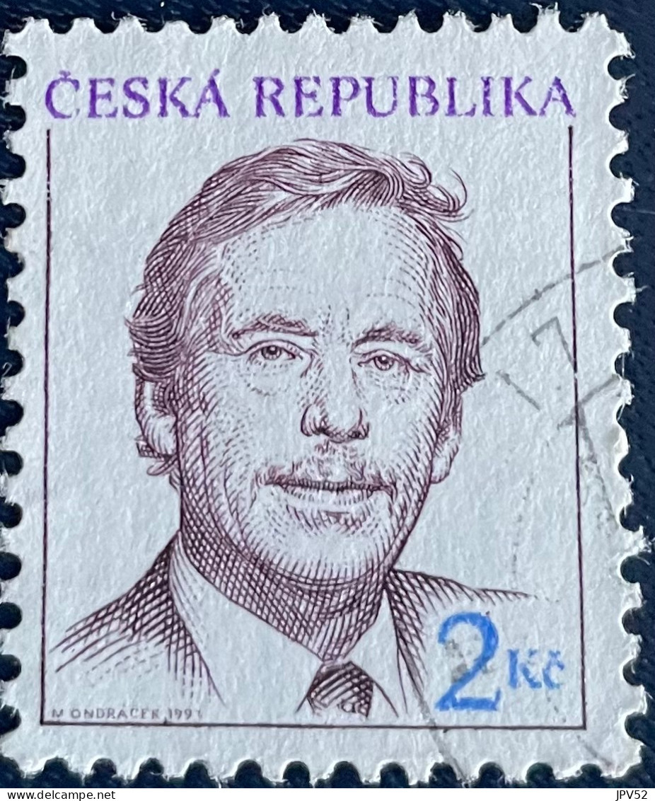 Ceska Republika - Tsjechië - C4/4 - 1993 - (°)used - Michel 3 - Vaclav Havel - Used Stamps