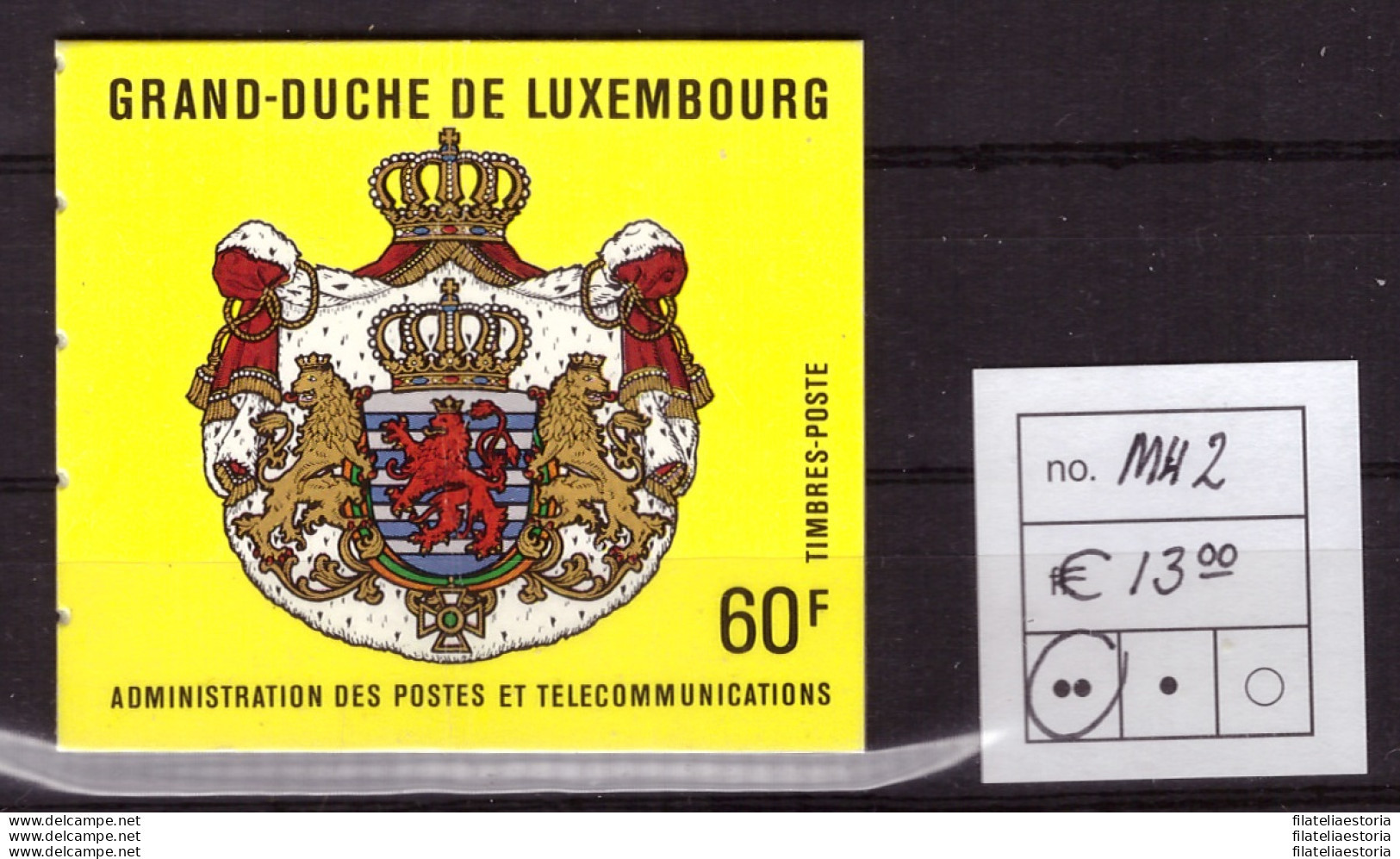 Luxembourg 1989 - MNH ** - Grand-Duc Jean De Luxembourg - Michel Nr. MH2 (08-094) - Postzegelboekjes