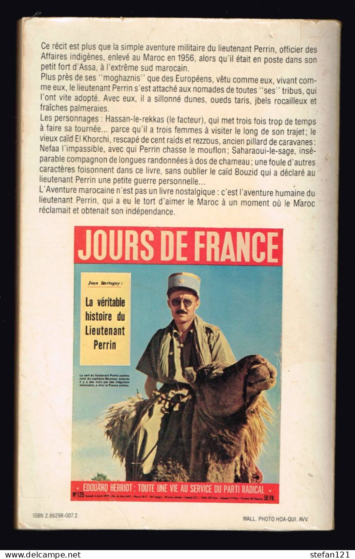 L'Aventure Marocaine - Lieutenant Perrin Henri-Pierre - 1979 - 358 Pages 22,5 X 14 Cm - Aventure