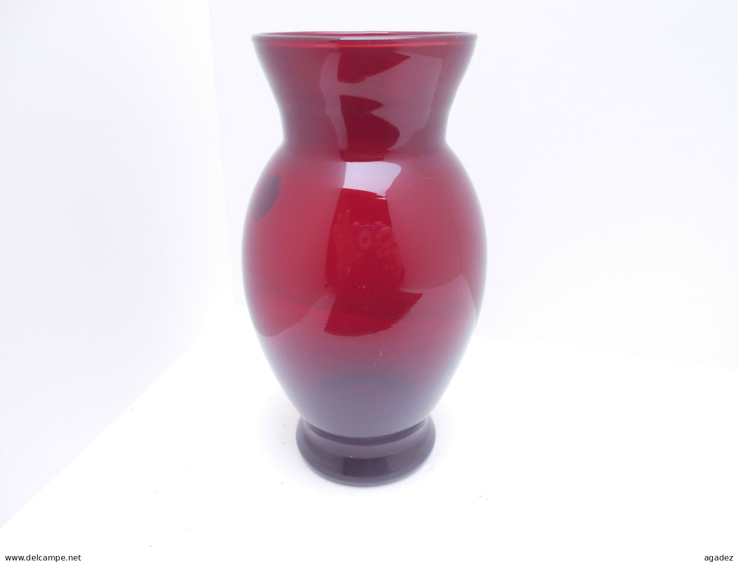 Ancien Vase Rouge Royal Ruby Anchorglass - Vasi