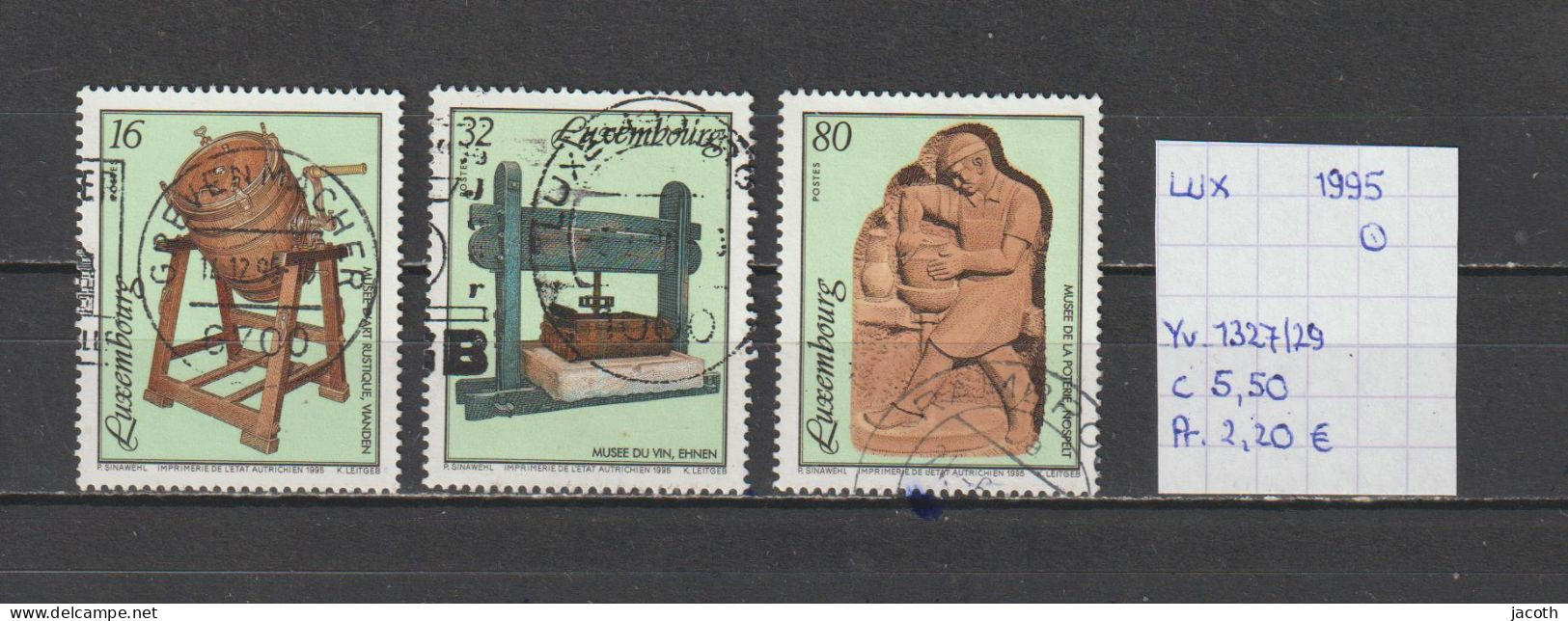 (TJ) Luxembourg 1995 - YT 1327/29 (gest./obl./used) - Oblitérés