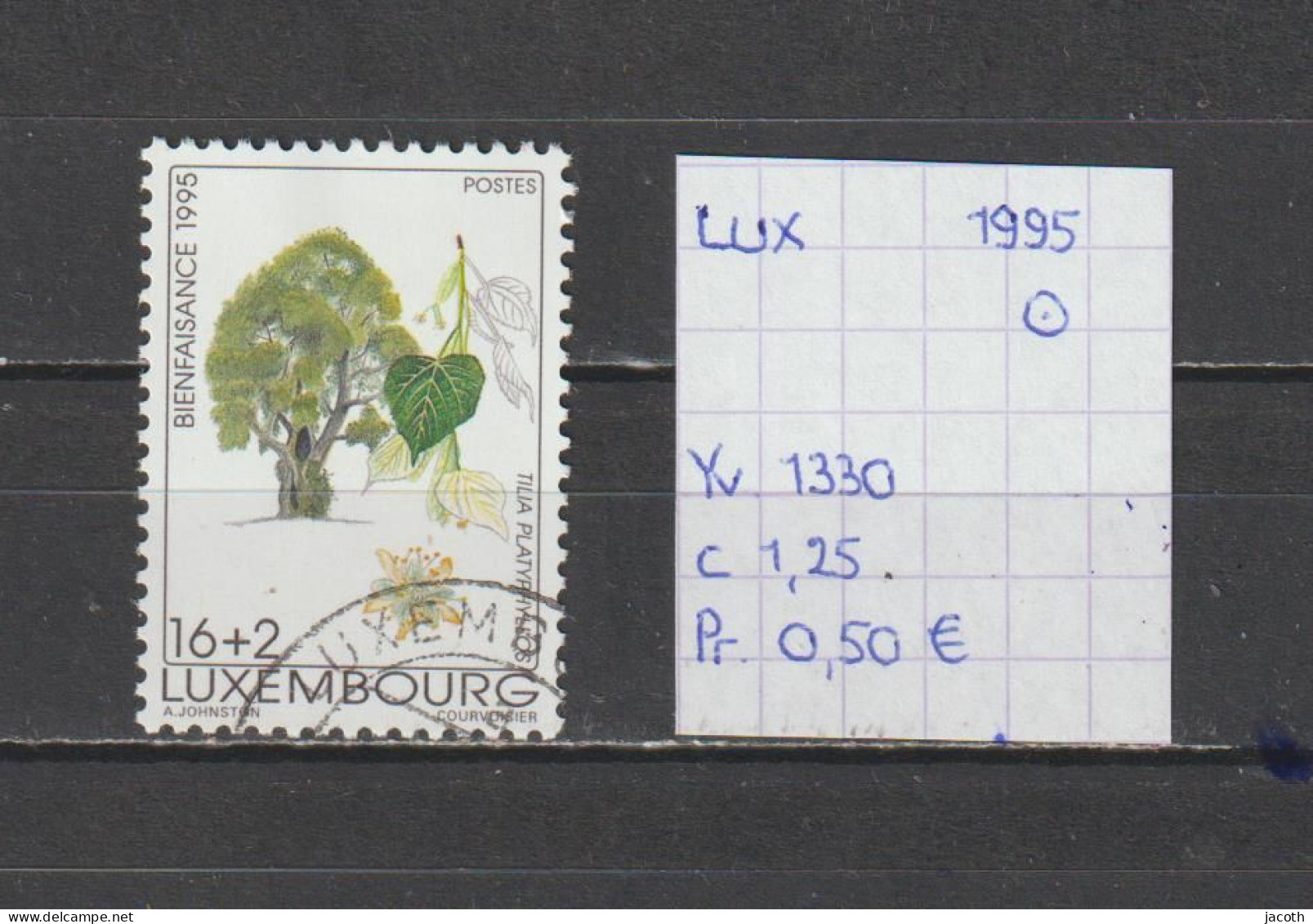 (TJ) Luxembourg 1995 - YT 1330 (gest./obl./used) - Oblitérés