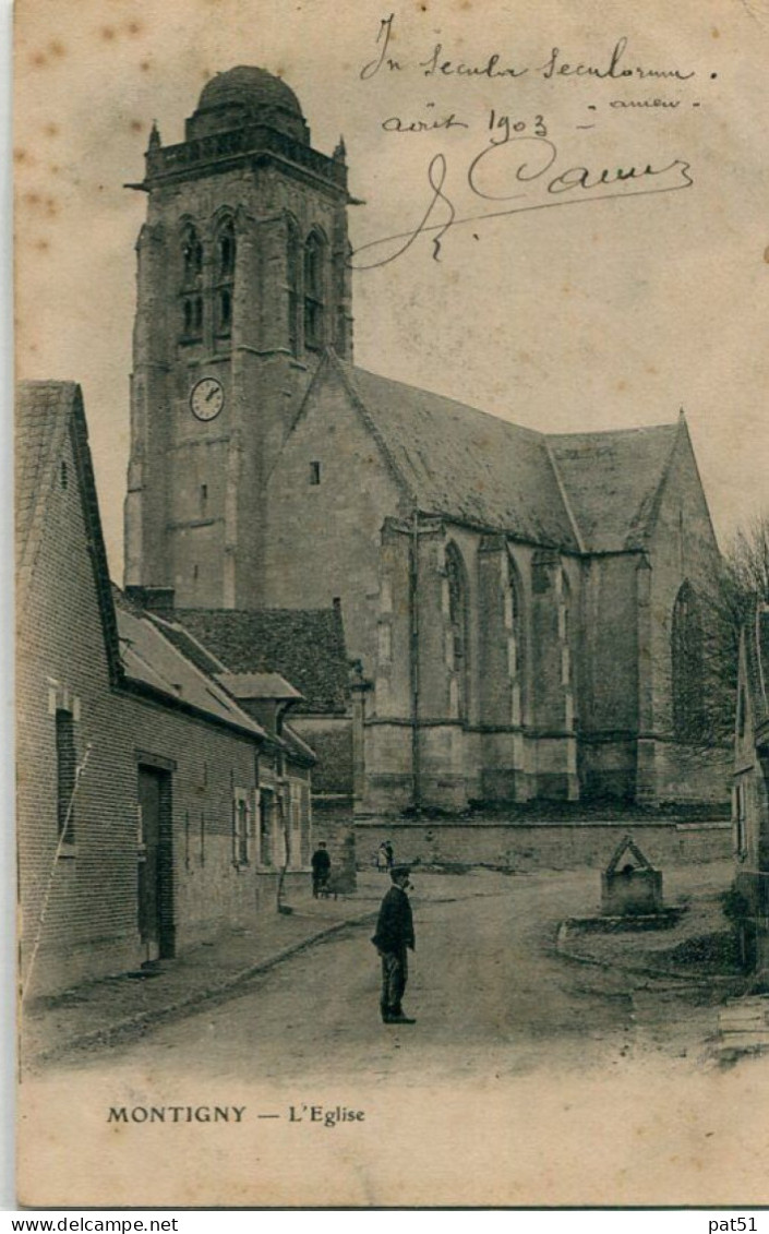 60 - Montigny : L' Eglise - Maignelay Montigny
