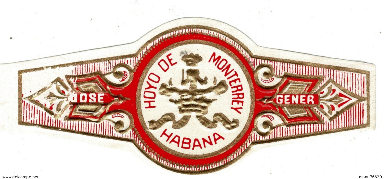 BAGUE Cigare :  Tabaco Havana , Hoyo De Monterrey . - Bagues De Cigares