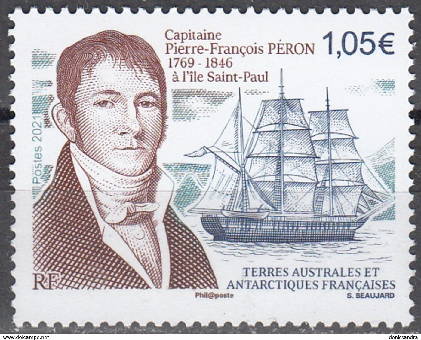 TAAF 2021 Pierre-François Péron Neuf ** - Unused Stamps