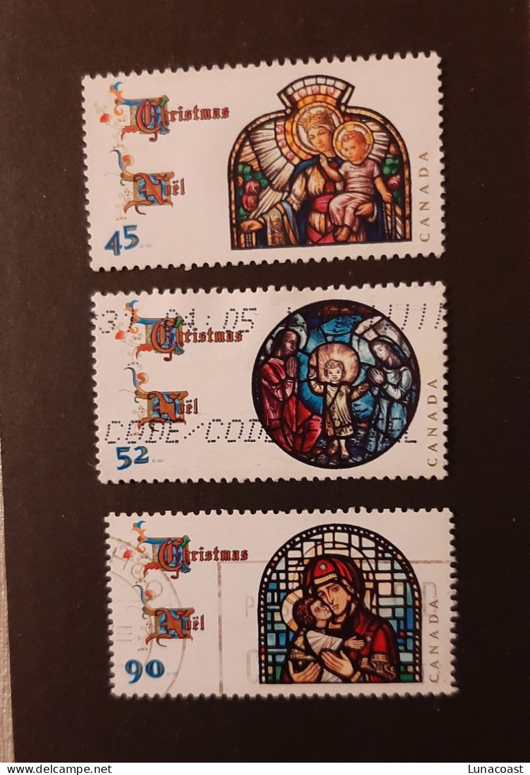 Canada 1997  USED  Sc1669-1671    Christmas 1997 - Gebruikt