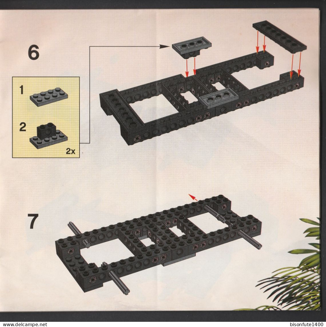 Plan De Montage Lego Dino 7296 De 2010  (Voir Photos) - Lego System