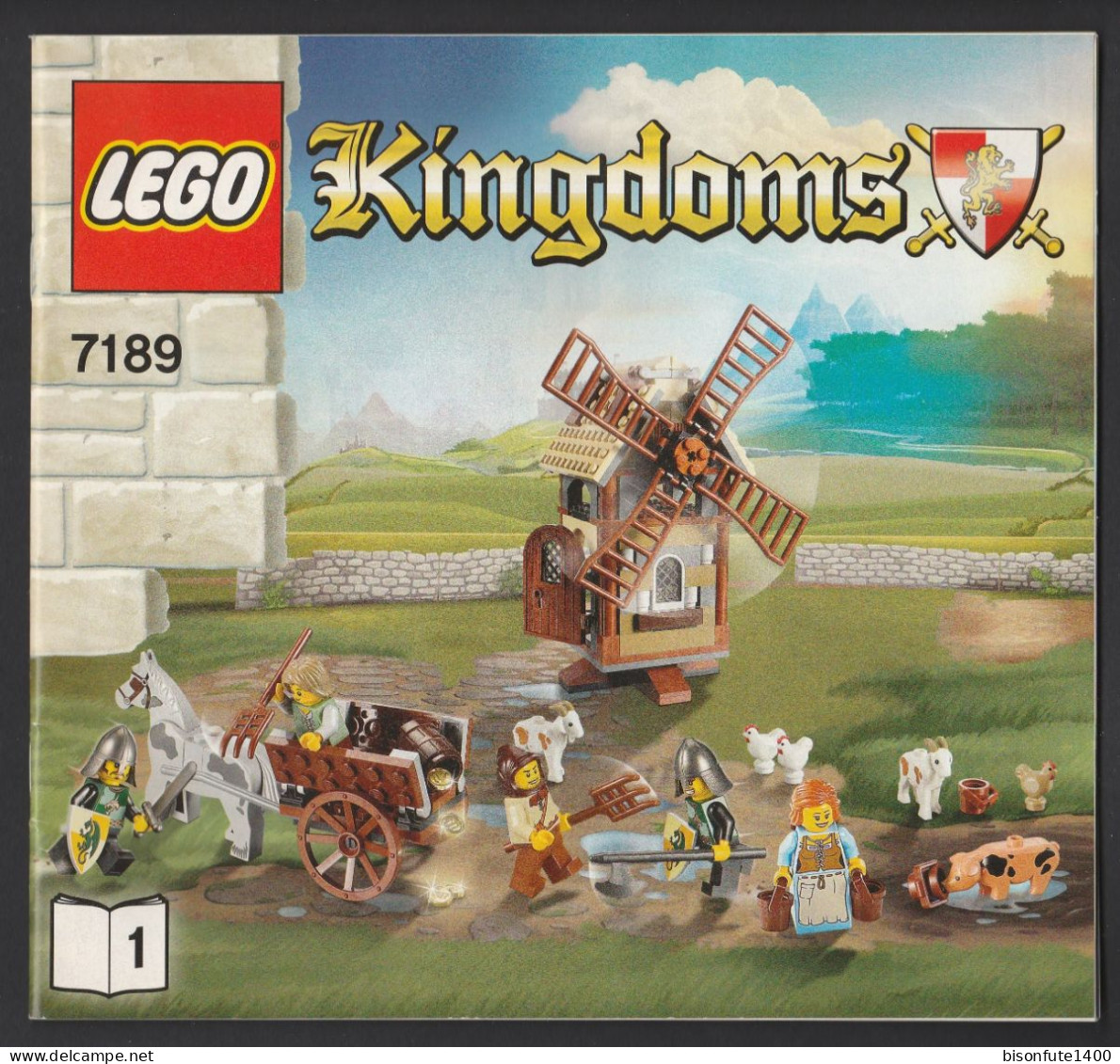 Plan De Montage Lego Kingdoms 7189  (Voir Photos) - Lego System