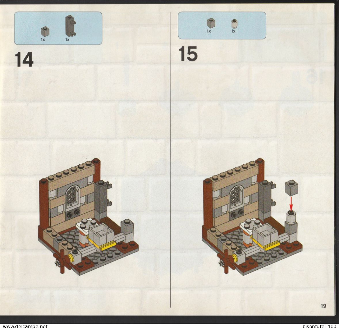 Plan De Montage Lego Kingdoms 7189  (Voir Photos) - Lego System