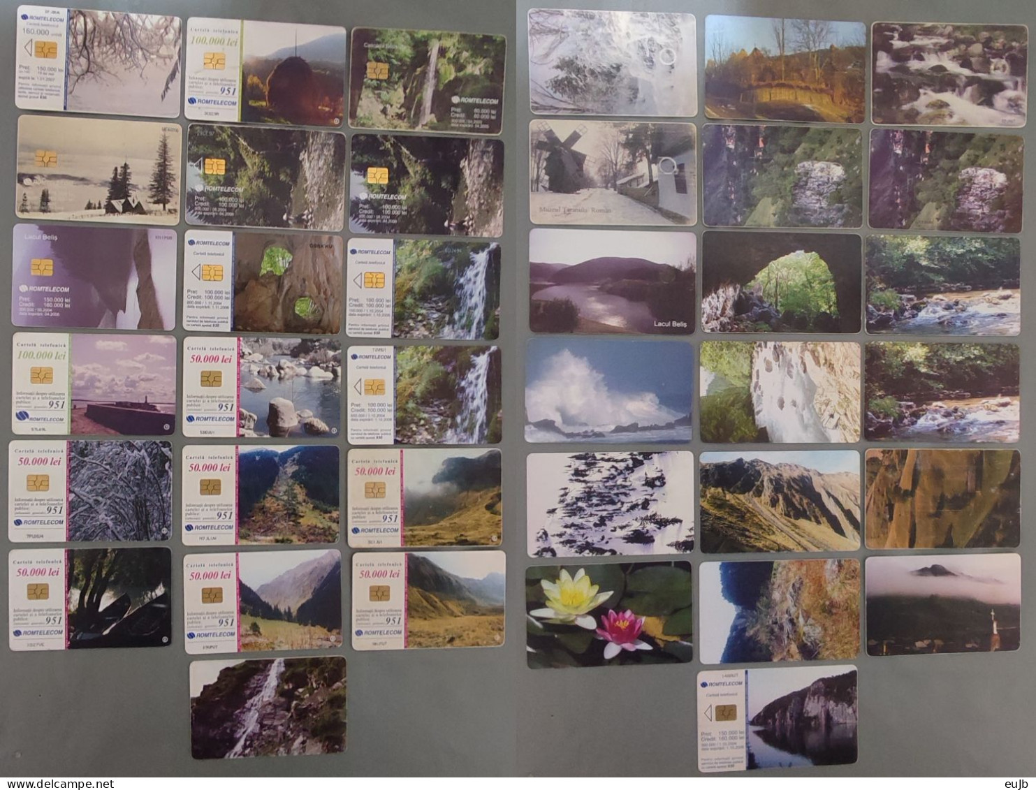 Lot 18 Cartele Cu Tema "Natura", Romania, 2003-2004 - Lots - Collections