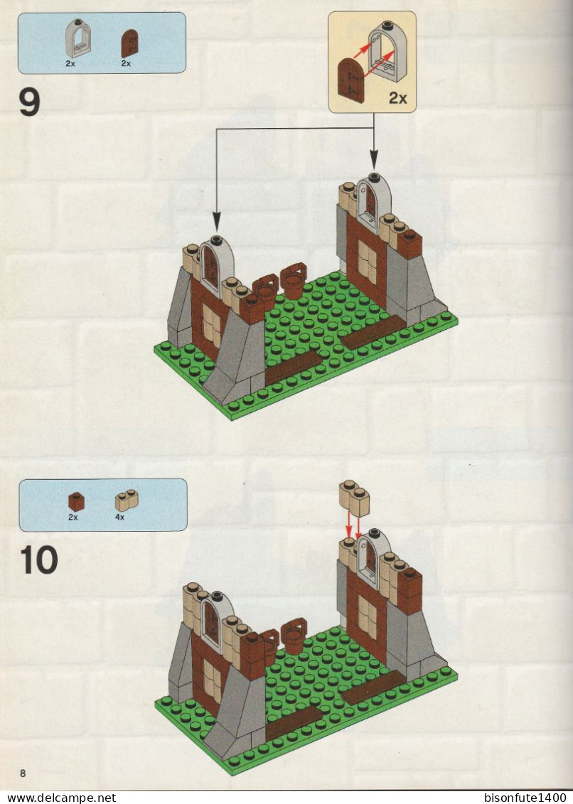 Plan De Montage Lego Kingdoms 7189  (Voir Photos) - Lego System