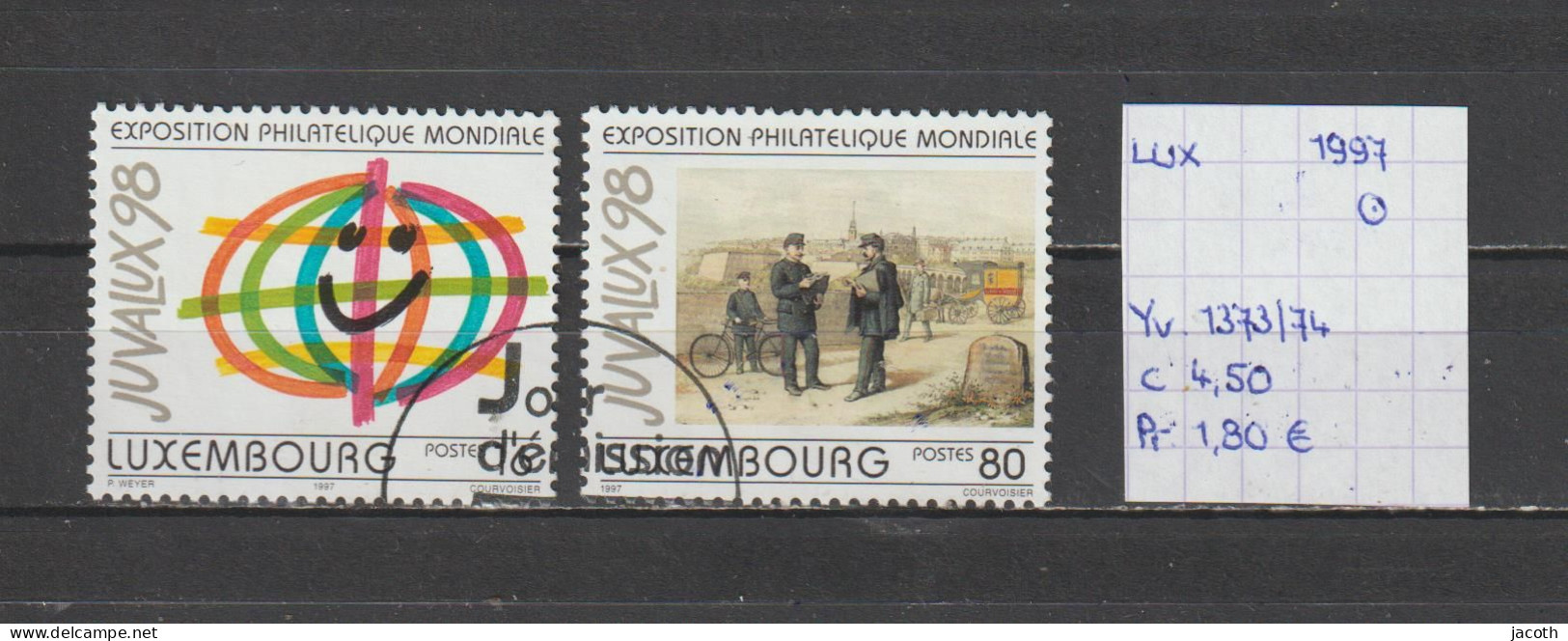 (TJ) Luxembourg 1997 - YT 1373/74 (gest./obl./used) - Gebruikt