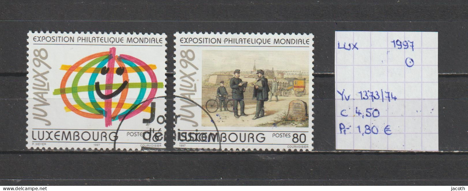 (TJ) Luxembourg 1997 - YT 1373/74 (gest./obl./used) - Gebraucht