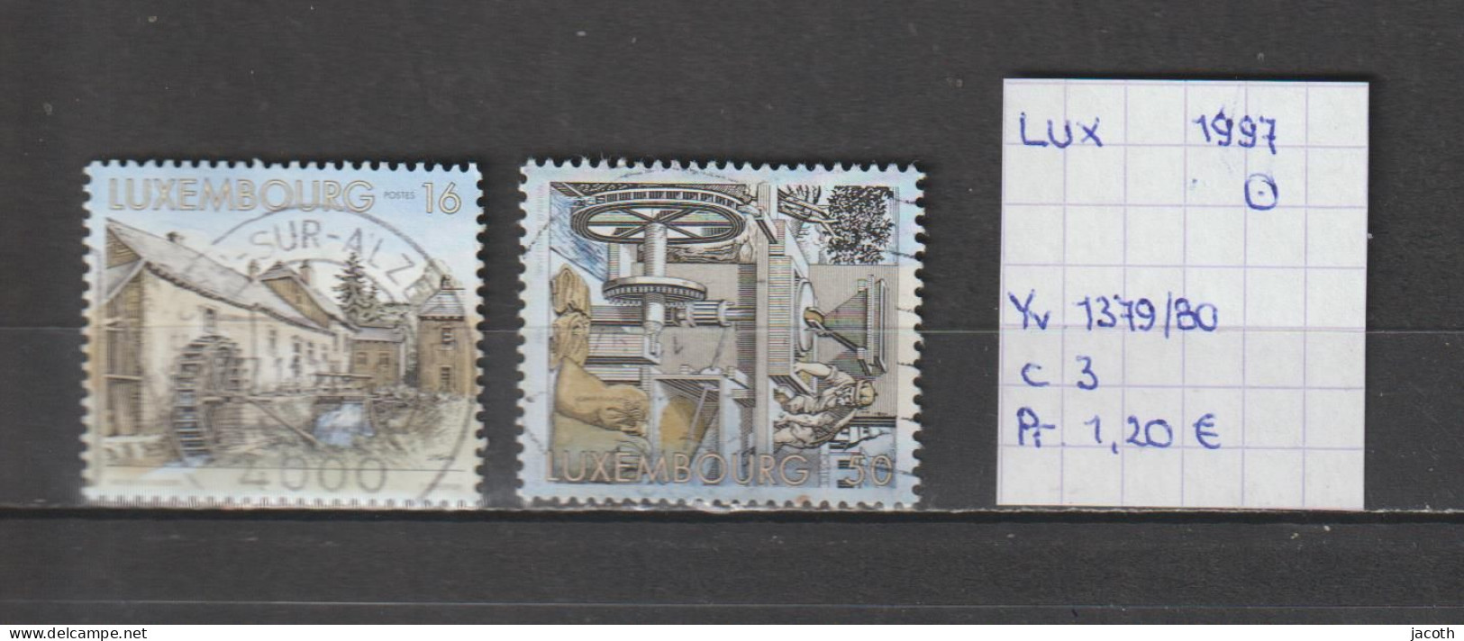 (TJ) Luxembourg 1997 - YT 1379/80 (gest./obl./used) - Usados