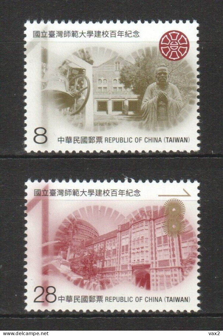 Taiwan 2022 100th Anniversary Of National Taiwan Normal University MNH Education - Ungebraucht