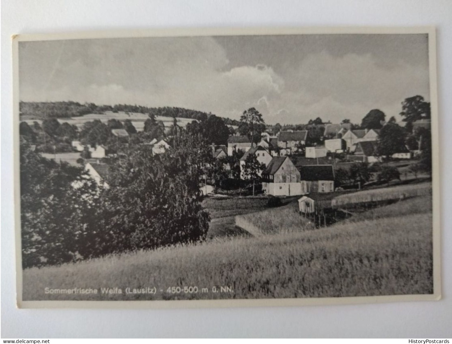 Weifa ( Lausitz), Gesamtansicht, Steinigtwolmsdorf, Gasthaus Kastanie, 1941 - Bautzen